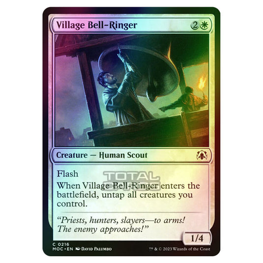 Magic The Gathering - March of the Machine - Commander - Village Bell-Ringer - 0216 (Foil)