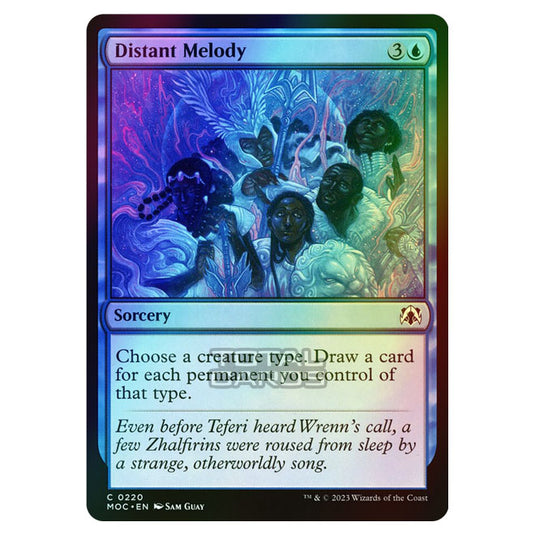 Magic The Gathering - March of the Machine - Commander - Distant Melody - 0220 (Foil)