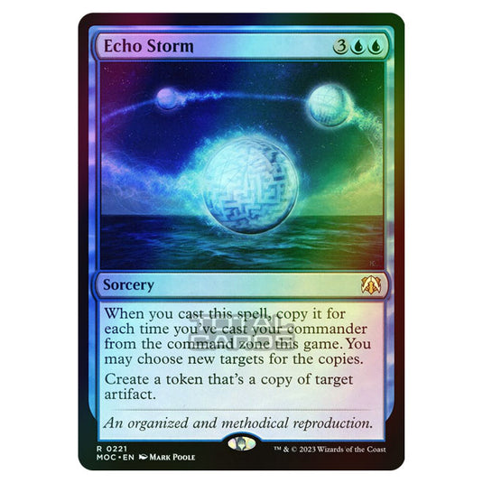 Magic The Gathering - March of the Machine - Commander - Echo Storm - 0221 (Foil)
