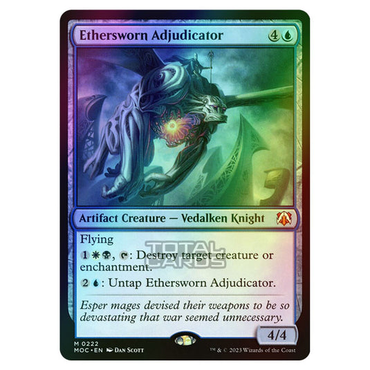 Magic The Gathering - March of the Machine - Commander - Ethersworn Adjudicator - 0222 (Foil)