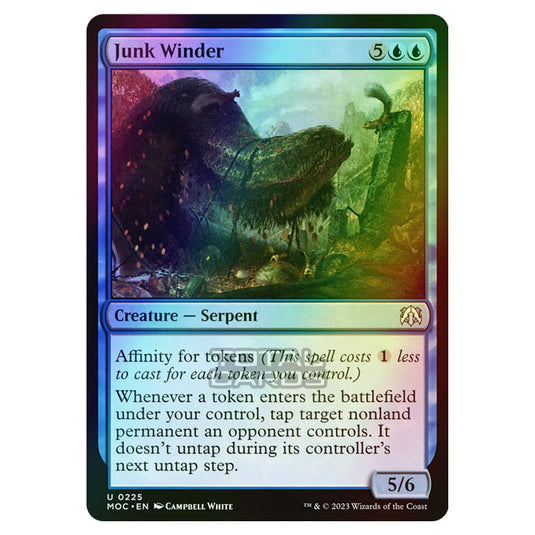 Magic The Gathering - March of the Machine - Commander - Junk Winder - 0225 (Foil)