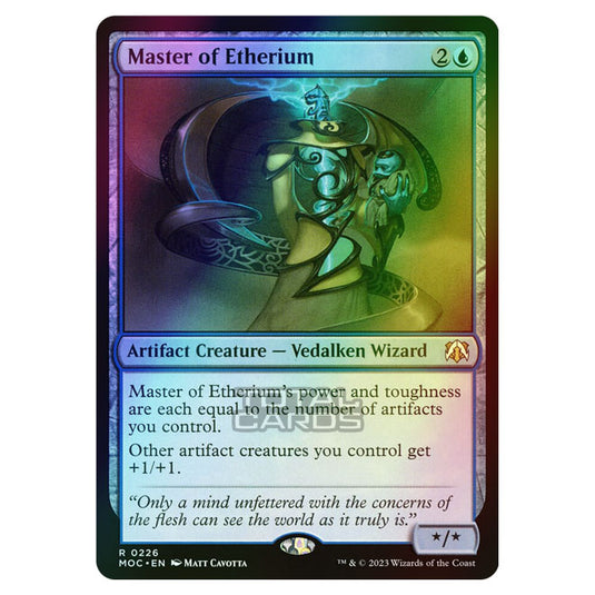 Magic The Gathering - March of the Machine - Commander - Master of Etherium - 0226 (Foil)