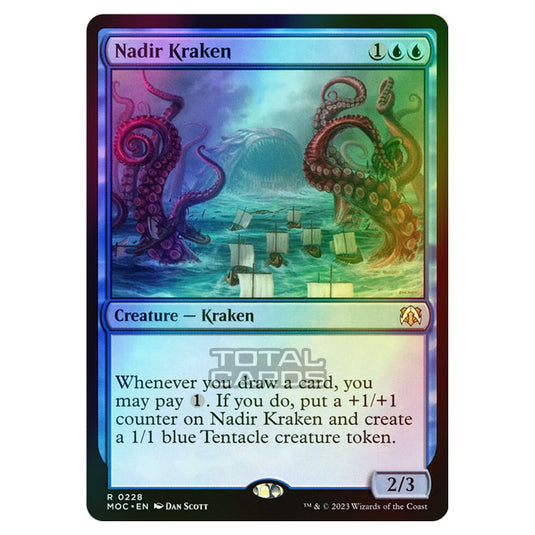 Magic The Gathering - March of the Machine - Commander - Nadir Kraken - 0228 (Foil)