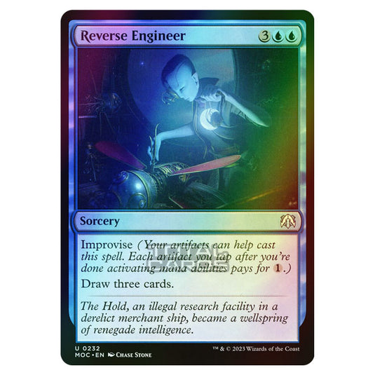 Magic The Gathering - March of the Machine - Commander - Reverse Engineer - 0232 (Foil)