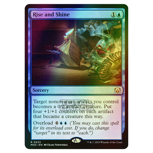 Magic The Gathering - March of the Machine - Commander - Rise and Shine - 0233 (Foil)