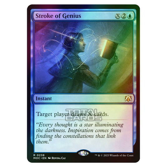 Magic The Gathering - March of the Machine - Commander - Stroke of Genius - 0238 (Foil)