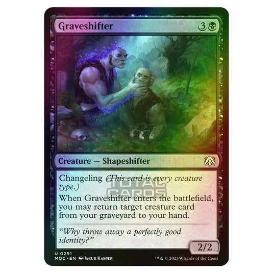 Magic The Gathering - March of the Machine - Commander - Graveshifter - 0251 (Foil)