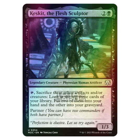 Magic The Gathering - March of the Machine - Commander - Keskit, the Flesh Sculptor - 0254 (Foil)