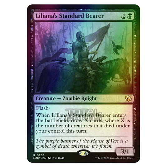 Magic The Gathering - March of the Machine - Commander - Liliana's Standard Bearer - 0255 (Foil)