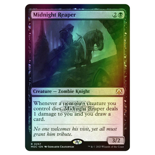 Magic The Gathering - March of the Machine - Commander - Midnight Reaper - 0257 (Foil)