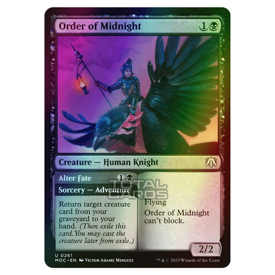 Magic The Gathering - March of the Machine - Commander - Order of Midnight // Alter Fate - 0261 (Foil)