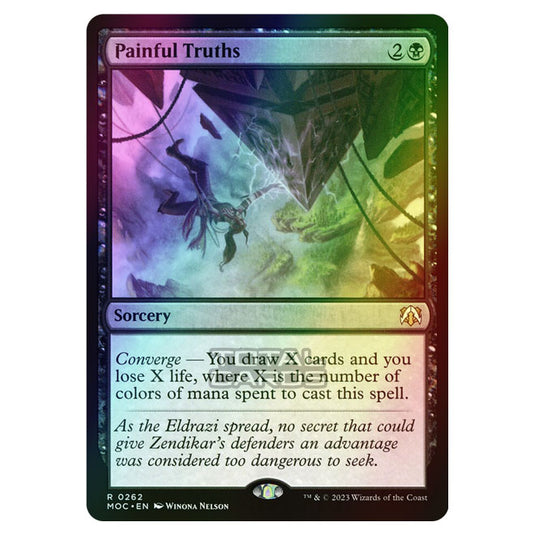 Magic The Gathering - March of the Machine - Commander - Painful Truths - 0262 (Foil)