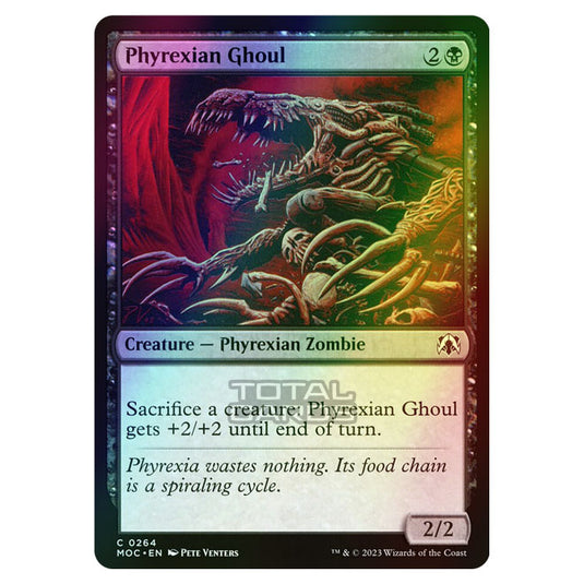 Magic The Gathering - March of the Machine - Commander - Phyrexian Ghoul - 0264 (Foil)