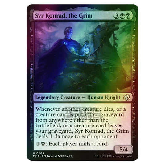 Magic The Gathering - March of the Machine - Commander - Syr Konrad, the Grim - 0269 (Foil)