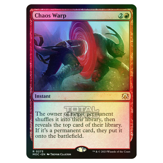 Magic The Gathering - March of the Machine - Commander - Chaos Warp - 0273 (Foil)
