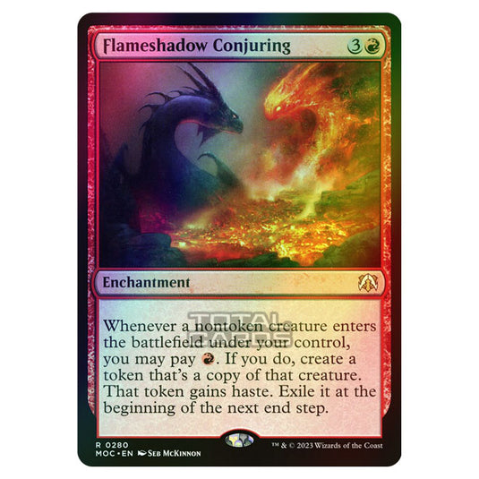 Magic The Gathering - March of the Machine - Commander - Flameshadow Conjuring - 0280 (Foil)