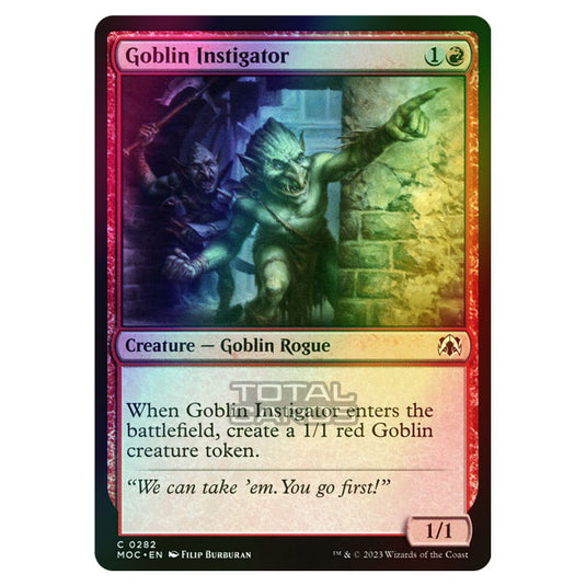 Magic The Gathering - March of the Machine - Commander - Goblin Instigator - 0282 (Foil)