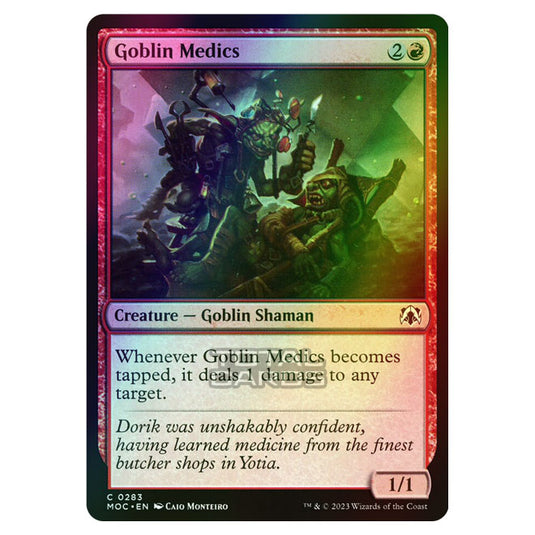 Magic The Gathering - March of the Machine - Commander - Goblin Medics - 0283 (Foil)