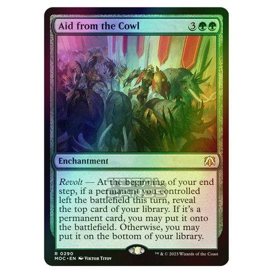 Magic The Gathering - March of the Machine - Commander - Aid from the Cowl - 0290 (Foil)