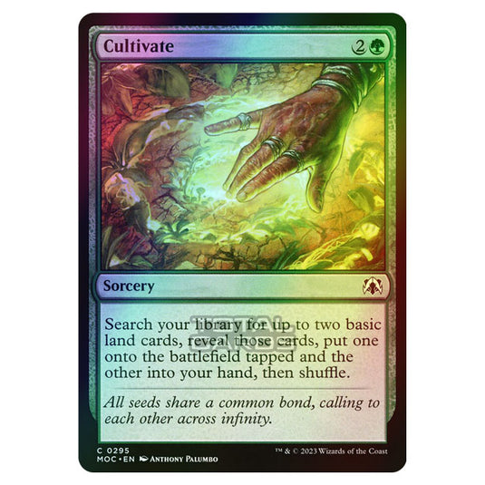 Magic The Gathering - March of the Machine - Commander - Cultivate - 0295 (Foil)