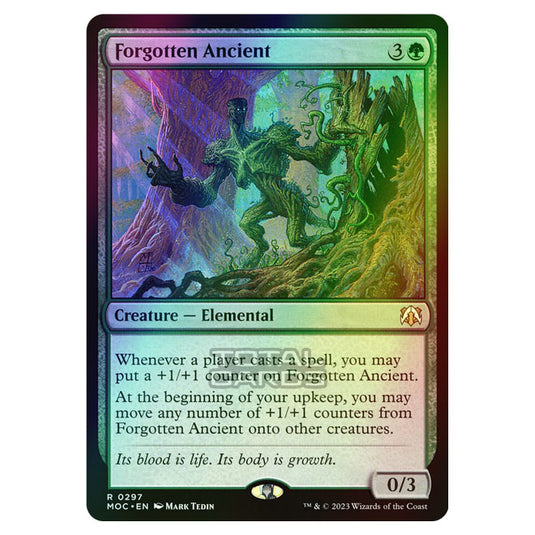 Magic The Gathering - March of the Machine - Commander - Forgotten Ancient - 0297 (Foil)