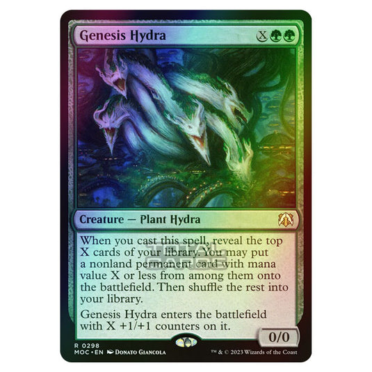 Magic The Gathering - March of the Machine - Commander - Genesis Hydra - 0298 (Foil)