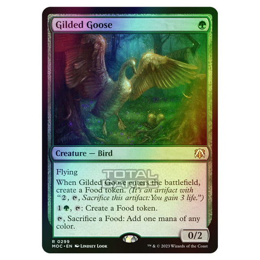 Magic The Gathering - March of the Machine - Commander - Gilded Goose - 0299 (Foil)