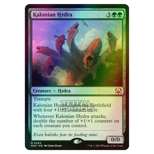 Magic The Gathering - March of the Machine - Commander - Kalonian Hydra - 0305 (Foil)