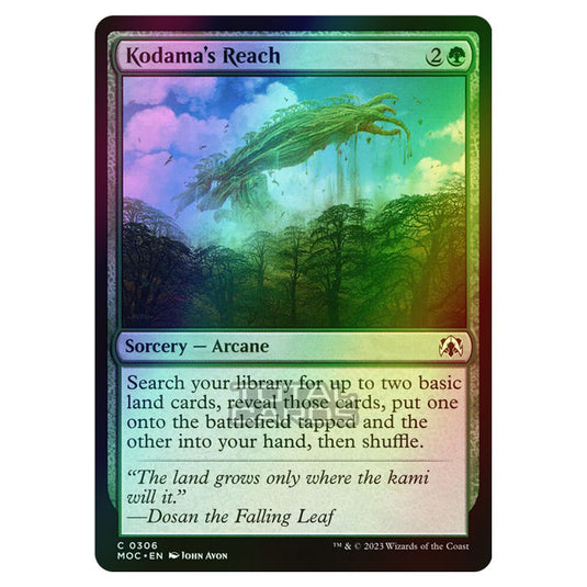 Magic The Gathering - March of the Machine - Commander - Kodama's Reach - 0306 (Foil)