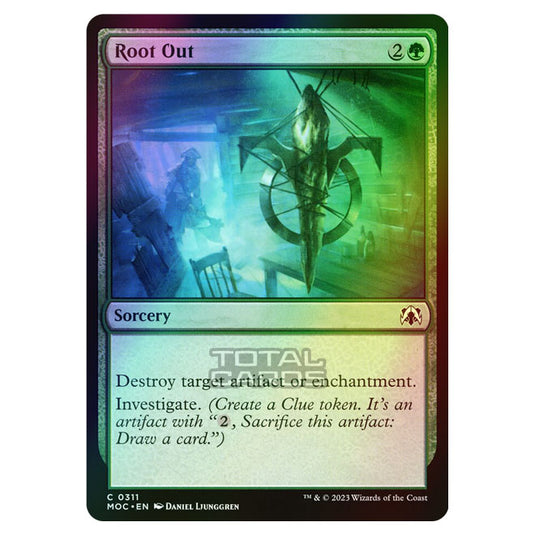 Magic The Gathering - March of the Machine - Commander - Root Out - 0311 (Foil)