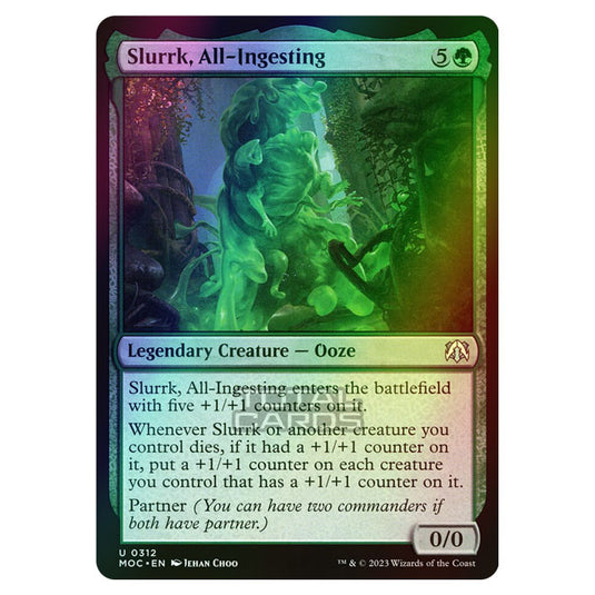 Magic The Gathering - March of the Machine - Commander - Slurrk, All-Ingesting - 0312 (Foil)