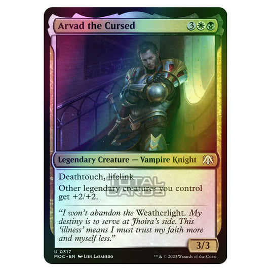 Magic The Gathering - March of the Machine - Commander - Arvad the Cursed - 0317 (Foil)