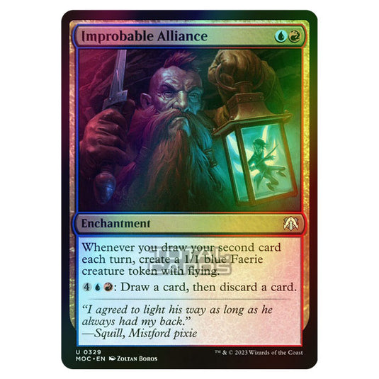 Magic The Gathering - March of the Machine - Commander - Improbable Alliance - 0329 (Foil)