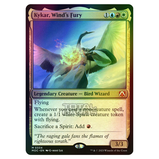 Magic The Gathering - March of the Machine - Commander - Kykar, Wind's Fury - 0334 (Foil)