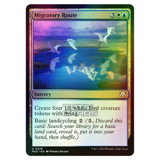 Magic The Gathering - March of the Machine - Commander - Migratory Route - 0336 (Foil)