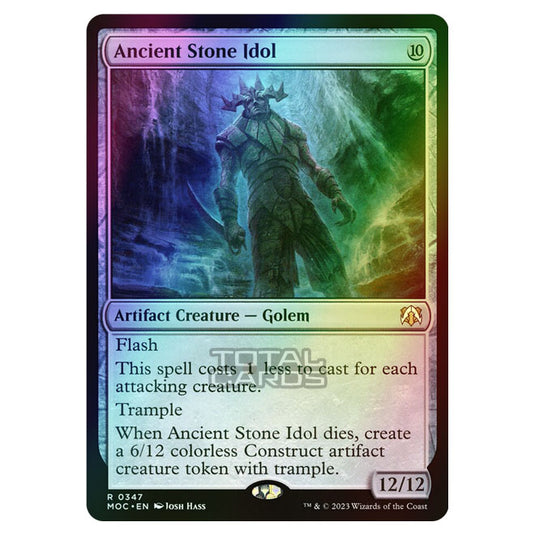 Magic The Gathering - March of the Machine - Commander - Ancient Stone Idol - 0347 (Foil)