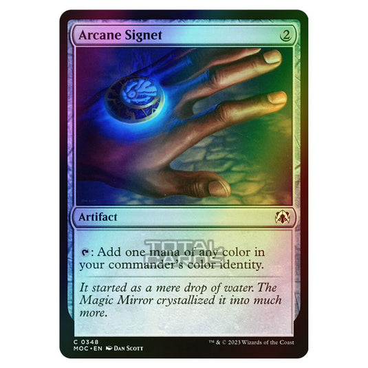 Magic The Gathering - March of the Machine - Commander - Arcane Signet - 0348 (Foil)