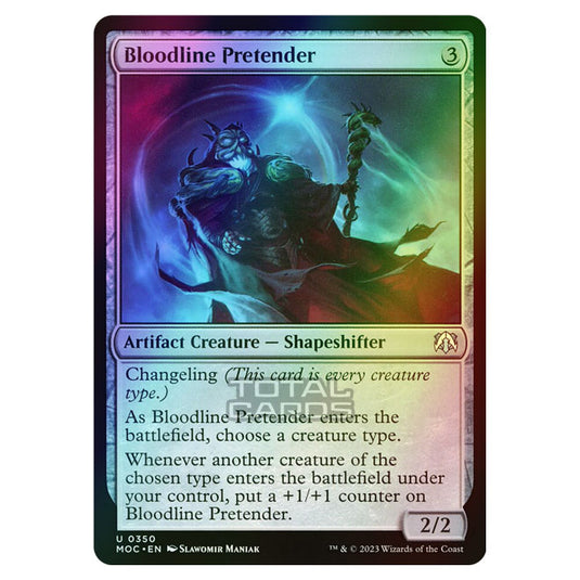 Magic The Gathering - March of the Machine - Commander - Bloodline Pretender - 0350 (Foil)