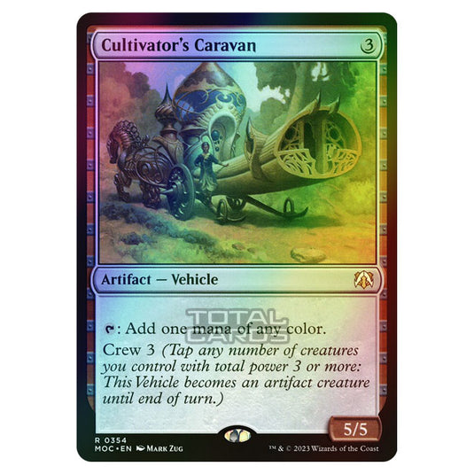 Magic The Gathering - March of the Machine - Commander - Cultivator's Caravan - 0354 (Foil)