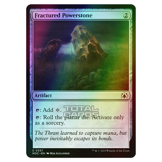 Magic The Gathering - March of the Machine - Commander - Fractured Powerstone - 0357 (Foil)