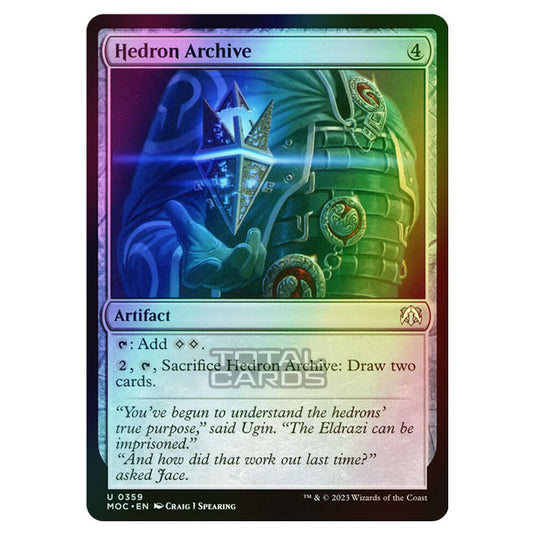 Magic The Gathering - March of the Machine - Commander - Hedron Archive - 0359 (Foil)