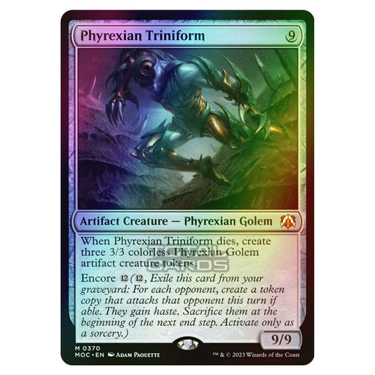 Magic The Gathering - March of the Machine - Commander - Phyrexian Triniform - 0370 (Foil)