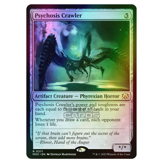 Magic The Gathering - March of the Machine - Commander - Psychosis Crawler - 0371 (Foil)