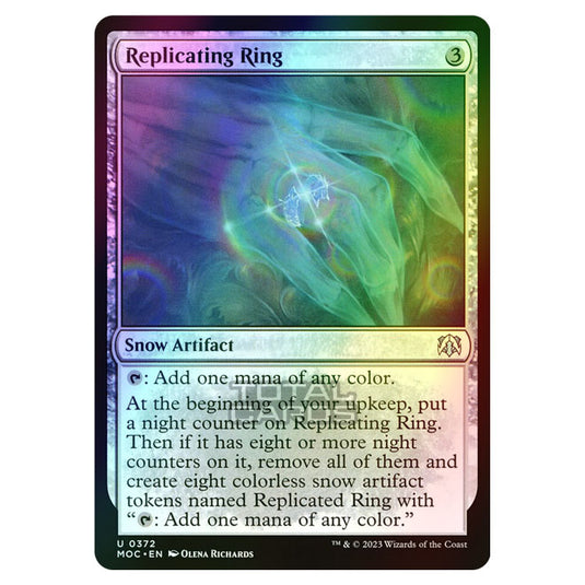 Magic The Gathering - March of the Machine - Commander - Replicating Ring - 0372 (Foil)