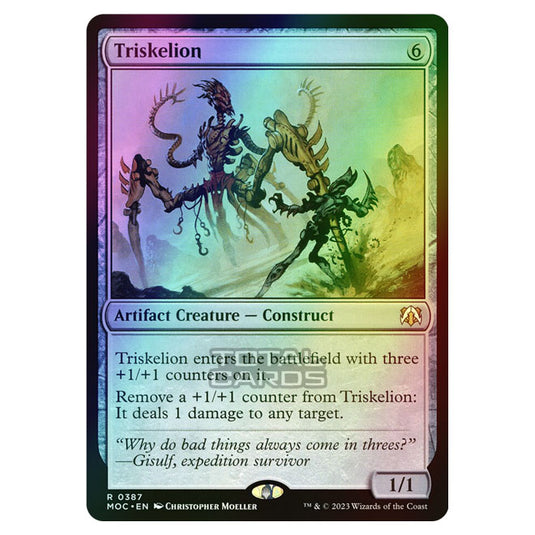 Magic The Gathering - March of the Machine - Commander - Triskelion - 0387 (Foil)