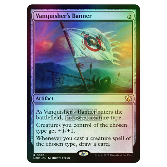 Magic The Gathering - March of the Machine - Commander - Vanquisher's Banner - 0388 (Foil)