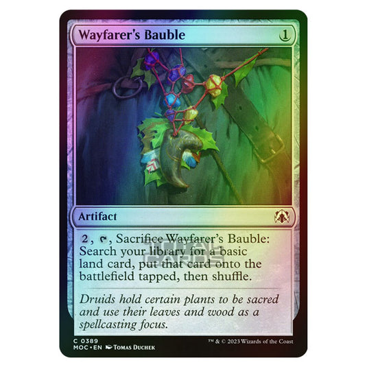 Magic The Gathering - March of the Machine - Commander - Wayfarer's Bauble - 0389 (Foil)