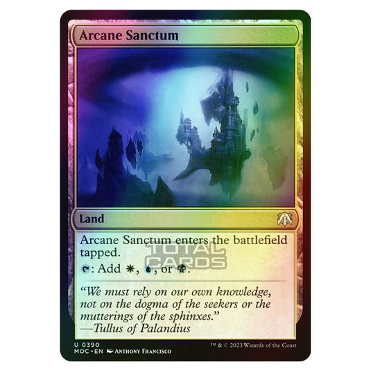 Magic The Gathering - March of the Machine - Commander - Arcane Sanctum - 0390 (Foil)