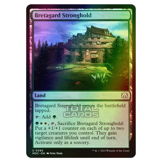 Magic The Gathering - March of the Machine - Commander - Bretagard Stronghold - 0392 (Foil)