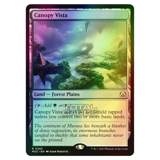 Magic The Gathering - March of the Machine - Commander - Canopy Vista - 0393 (Foil)